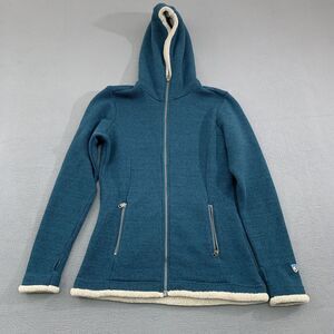 Kuhl Flight Jacket Womens Extra Small Fleece Lined Hooded Full Zip XS Winter
